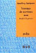 SISTEMAS DE ESCRITURA ANALISIS LINGUISTICO