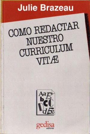 COMO REDACTAR NUESTRO CURRICULUM VITAE