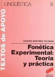 FONETICA EXPERIMENTAL TEORIA Y PRACTICA