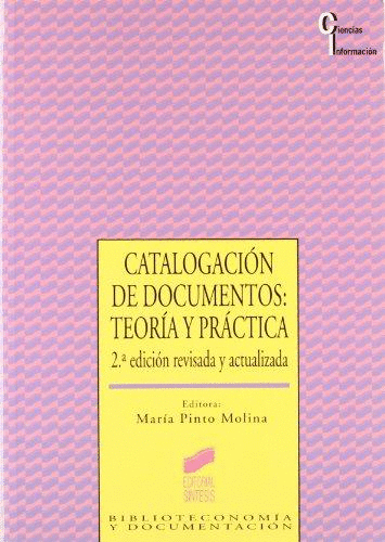 CATALOGACION DE DOCUMENTOS TEORIA Y PRACTICA