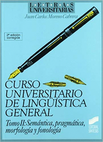 CURSO UNIVERSITARIO DE LINGUISTICA GENERAL TOMO 2