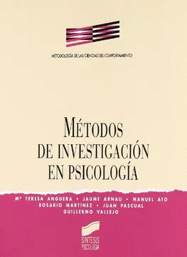 METODOS DE INVESTIGACION EN PSICOLOGIA