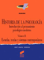 HISTORIA DE LA PSICOLOGIA INTRODUCCION AL PENSAMIENTO PSICOLOGICO MODERNO VOL.II