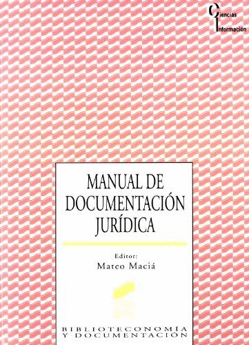 MANUAL DE DOCUMENTACION JURIDICA