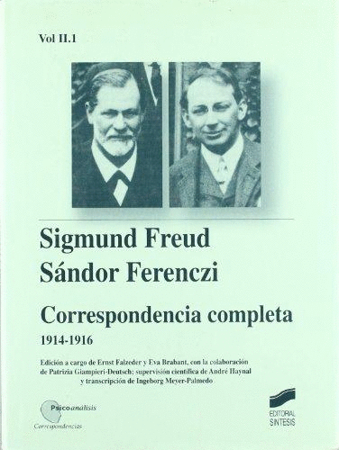 CORRESPONDENCIA COMPLETA (1914-1916) VOLUMEN II.1