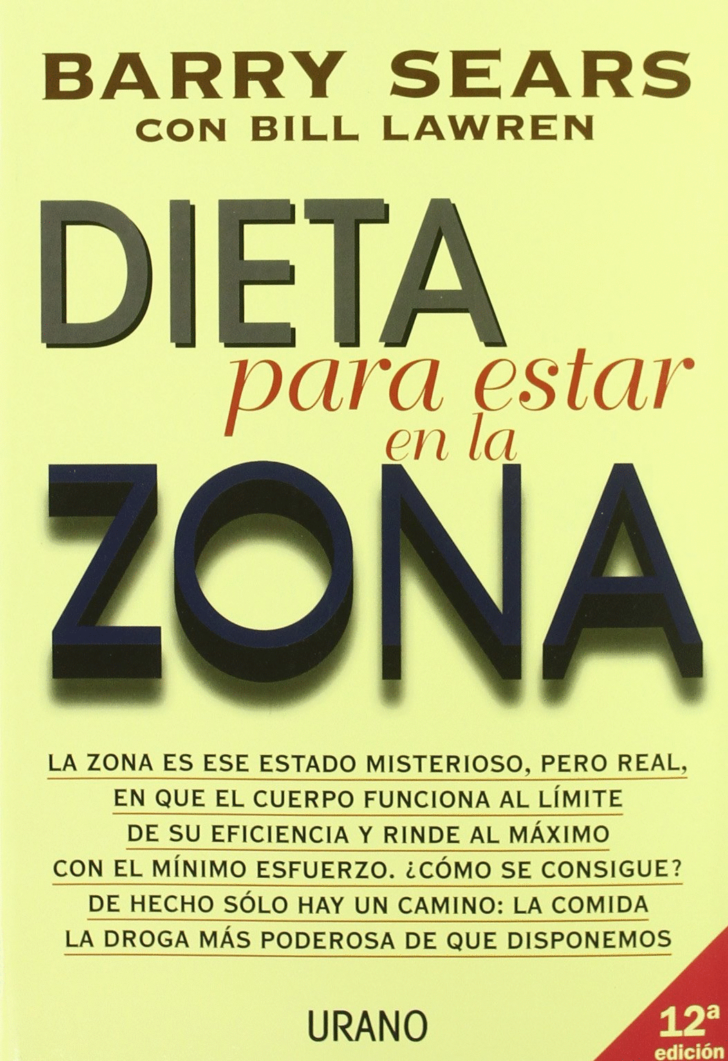 DIETA PARA ESTAR EN LA ZONA