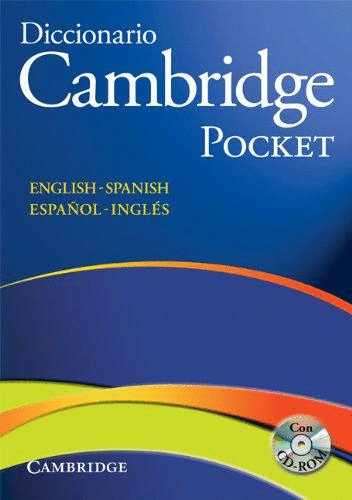 DICCIONARIO ENGLISH SPANISH ESPAOL INGLES CAMBRIDGE POCKET (C/CD)