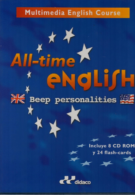 ALL TIME ENGLISH 8 CD ROM AND 24 FLASH CARDS