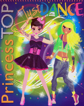 PRINCESS TOP JUST DANCE (AZUL)