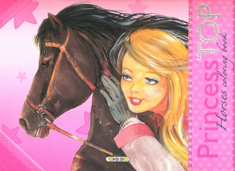 PRINCESS TOP HORSES COLORIN BOOK 2