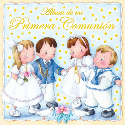ALBUM DE MI PRIMERA COMUNION (AMARILLO)