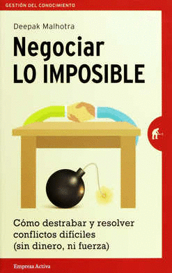 NEGOCIAR LO IMPOSIBLE