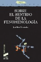 SOBRE EL SENTIDO DE LA FENOLOGIA