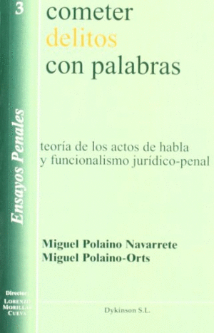 COMETER DELITOS CON PALABRAS