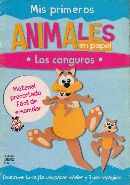 MIS PRIMEROS ANIMALES EN PAPEL LOS CANGUROS