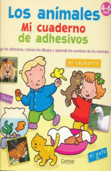 ANIMALES MI CUADERNO DE ADHESIVOS 4-6 AOS