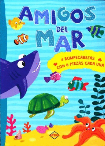 AMIGOS DEL MAR (PASTA DURA 4 ROMPECABEZAS)