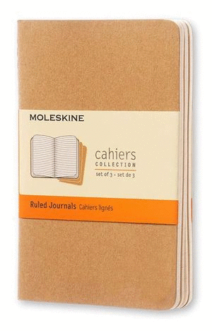 SET 3 LIBRETAS BOLSILLO CAHIER CRAFT (PASTA BLANDA)