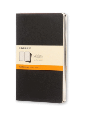 SET 3 LIBRETAS CAHIER NEGRO (PASTA BLANDA)