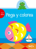 PEGA Y COLOREA 3 A 4 AOS (AZUL)