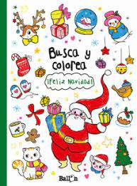 BUSCA Y COLOREA FELIZ NAVIDAD