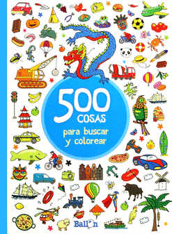 500 COSAS PARA BUSCAR Y COLOREAR AZUL