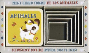 MINI LIBRO TORRE DE LOS ANIMALES  CON CUBOS