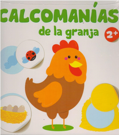 CALCOMANIAS DE LA GRANJA POLLITO 2 +