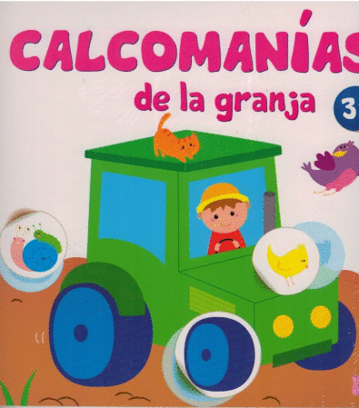 CALCOMANAS DE LA GRANJA TRACTOR 3 +