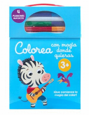 COLOREA CON MAGIA DONDE QUIERAS 3+ CEBRA