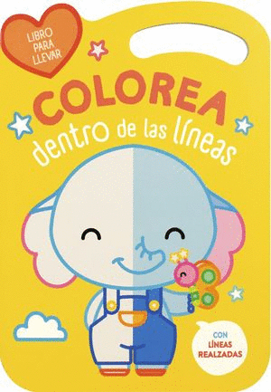 COLOREA DENTRO DE LAS LINEAS (ELEFANTE)