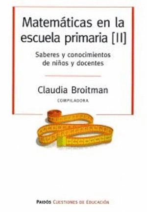 MATEMATICAS EN LA ESCUELA PRIMARIA 1