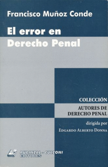 ERROR EN DERECHO PENAL EL