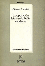 OPOSICION LAICA EN LA ITALIA MODERNA