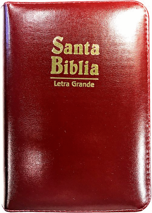 SANTA BIBLIA REINA VALERA 1960 LETRA GRANDE CON CIERRE VINO