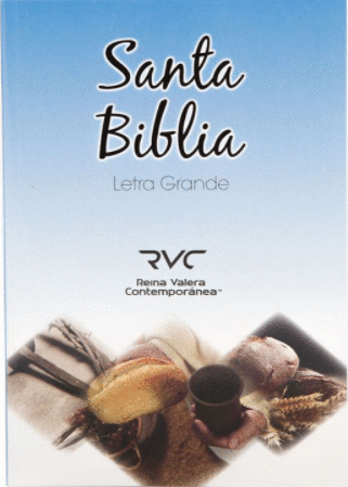 SANTA BIBLIA REINA VALERA 1960 CONTEMPORANEA AZUL LETRA GRANDE