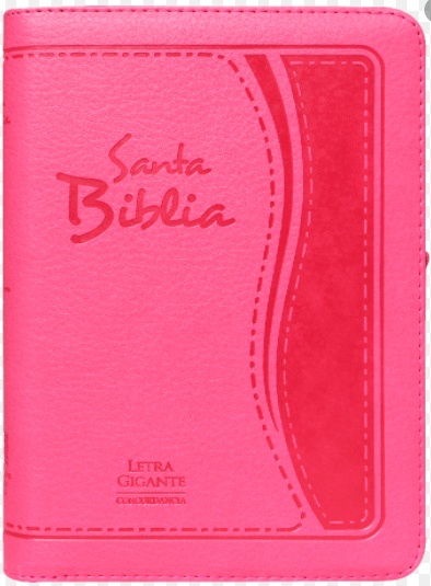 SANTA BIBLIA REINA VALERA 1960 ROSA LETRA GRANDE  CON CIERRE E INDICE