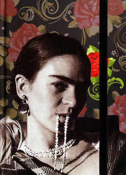 LIBRETA DIARIO FRIDA KAHLO ROSAS