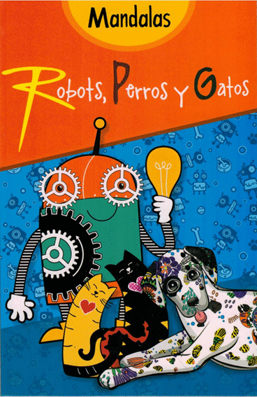 ROBOTS PERROS Y GATOS MANDALAS