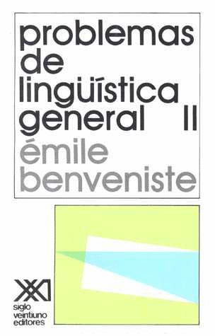 PROBLEMAS DE LINGUISTICA GENERAL II