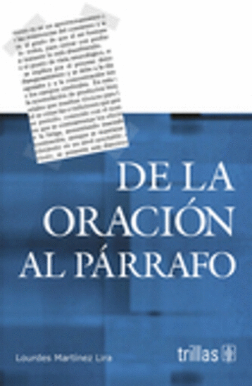 DE LA ORACION AL PARRAFO