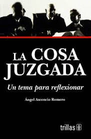 COSA JUZGADA LA