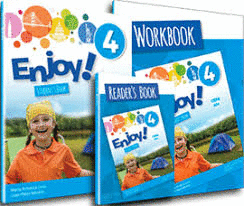 ENJOY 4 PACK STUDENTS BOOK WORKBOOK  READERS BOOK