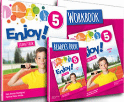 ENJOY 5 PACK STUDENTS BOOK WORKBOOK READERS BOOK