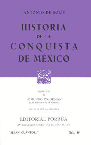 HISTORIA DE LA CONQUISTA DE MEXICO