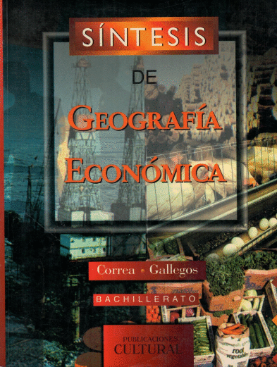 SINTESIS DE GEOGRAFIA ECONOMICA  BACHILLERATO