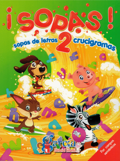 SOPAS 2 SOPAS DE LETRAS Y CRUCIGRAMAS