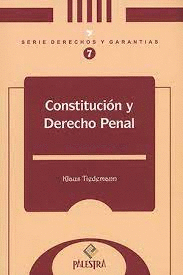 CONSTITUCION Y DERECHO PENAL