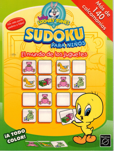 BABY LOONEY TUNES SUDOKU PARA NIOS EL MUNDO DE LOS JUGUETES