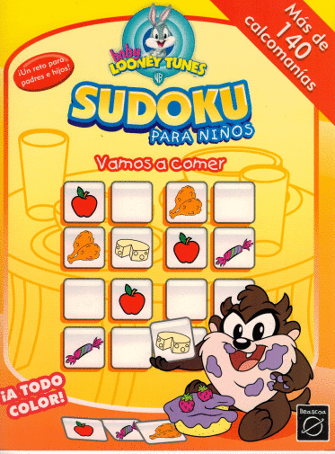 BABY LOONEY TUNES SUDOKU PARA NIOS VAMOS A COMER